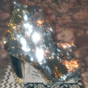 Silver/Gold Sequin booties
